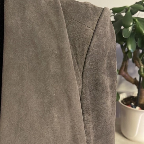 Superdry Suede Cascade Gray Suede Women's Size S Lightweight Retro - Picture 5 of 16